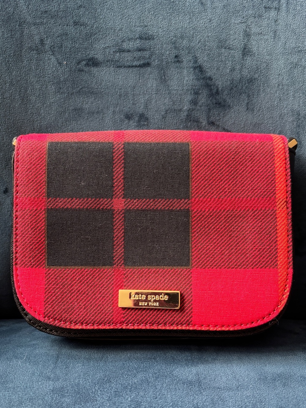 Kate Spade Newbury Lane Carsen Small Plaid Crossbody Bag